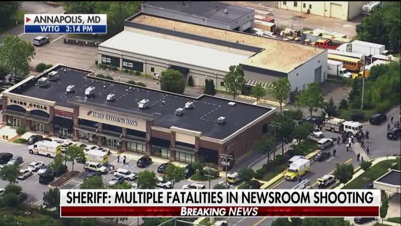 美国马里兰州一新闻编辑室发生枪击事件，已致5人死亡多人受伤